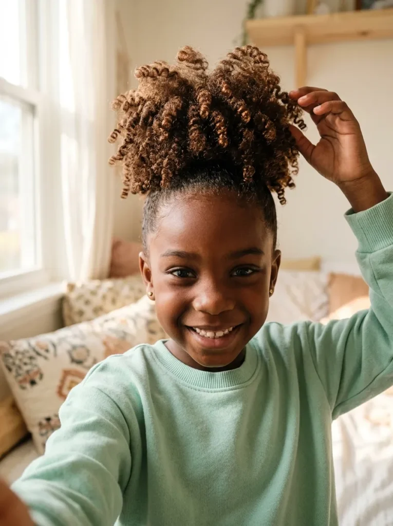 Curly Pineapple Puff