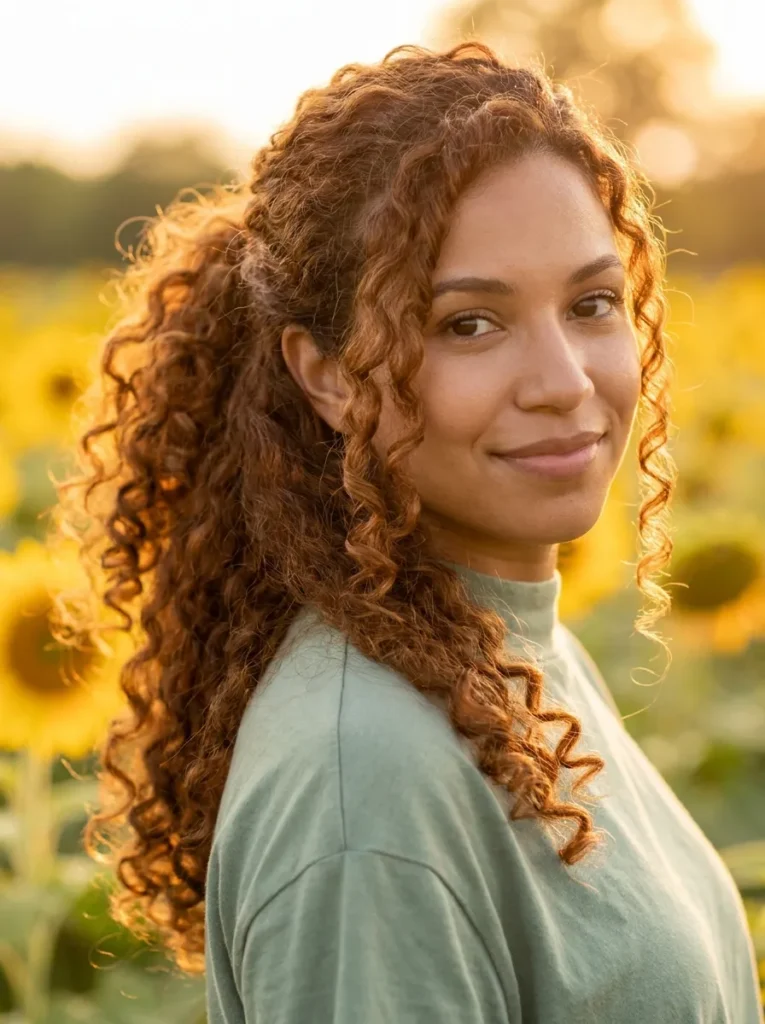 Curly Side Ponytail