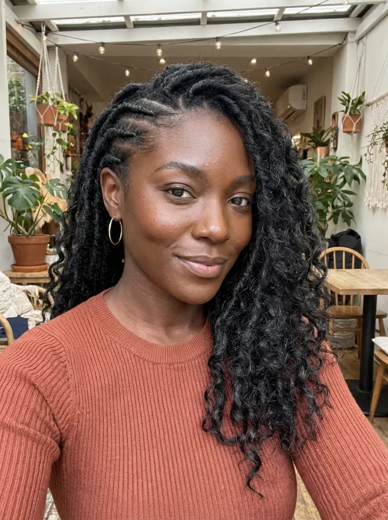 Deep Side Cornrow Pattern