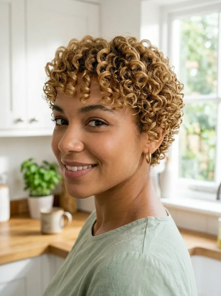 Defined Ringlet Pixie