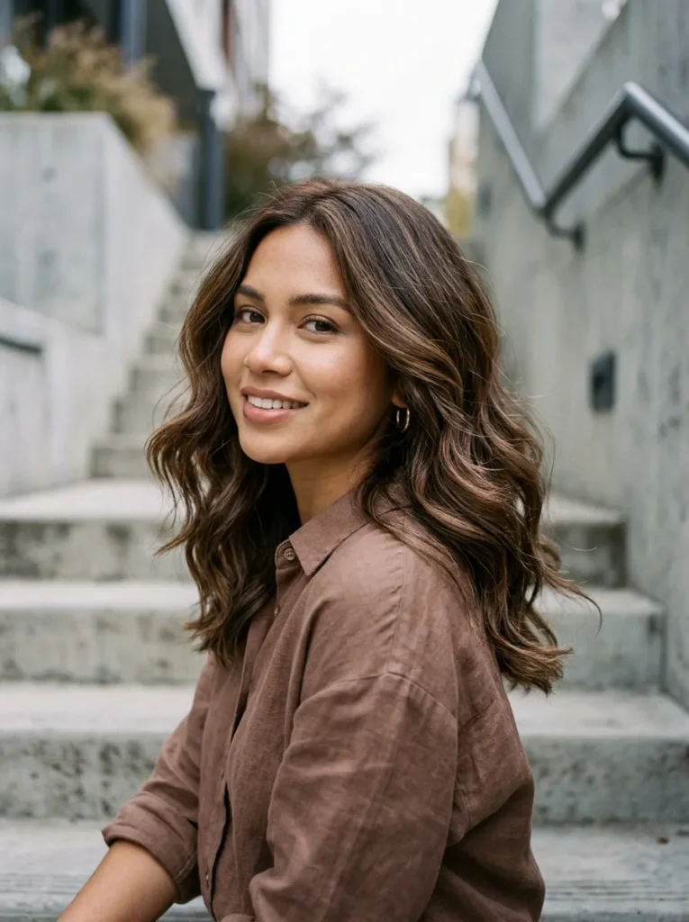 Dimensional Cocoa Balayage