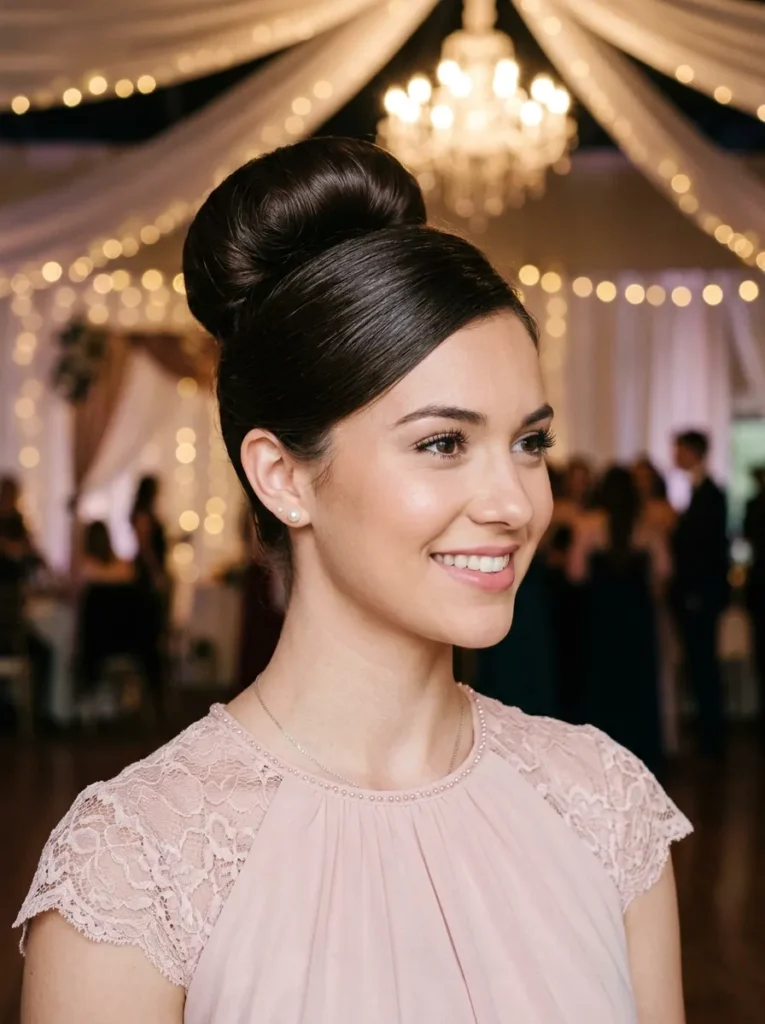 Elegant High Bun