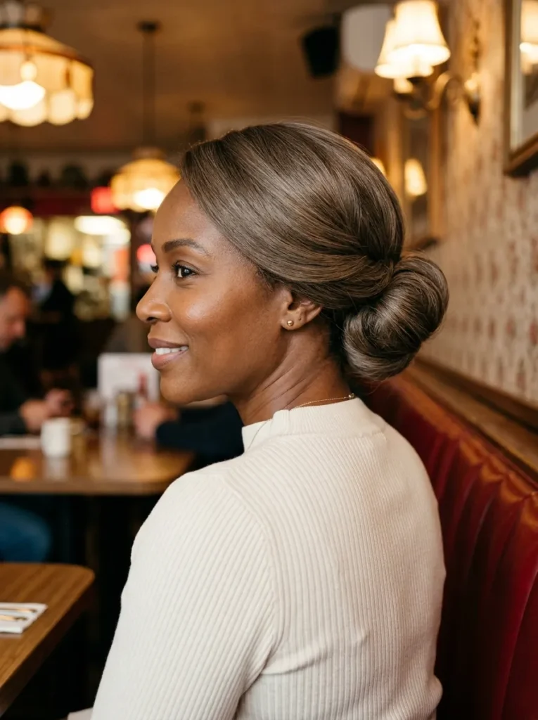Elegant Low Chignon