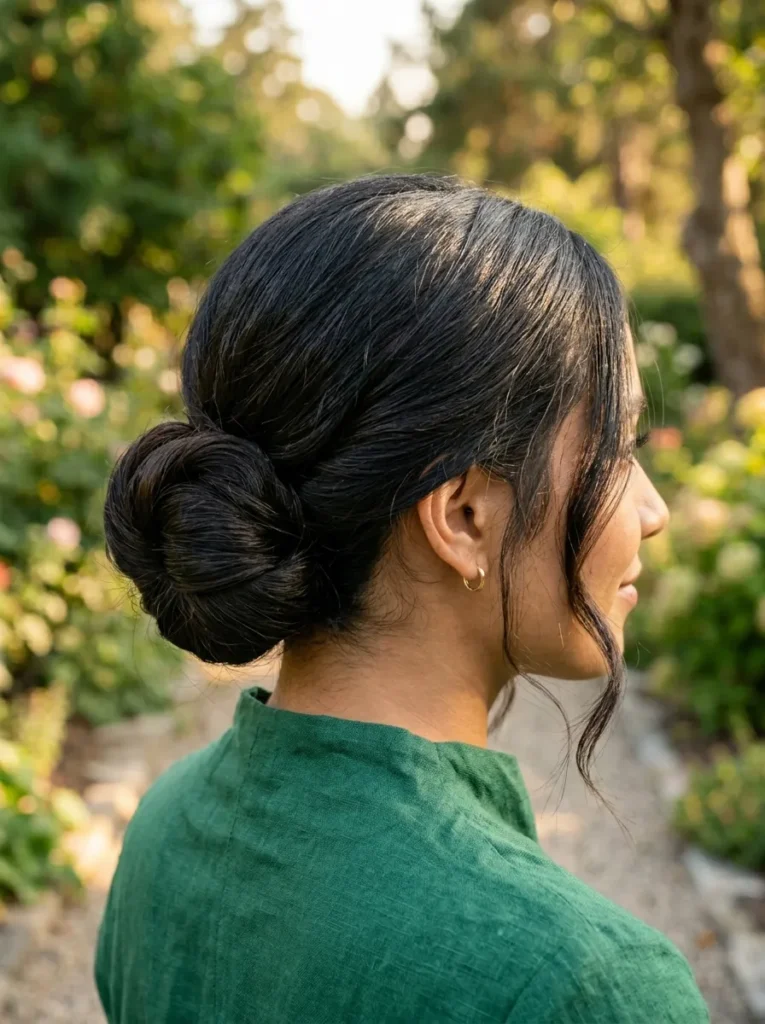 Elegant Low Chignon