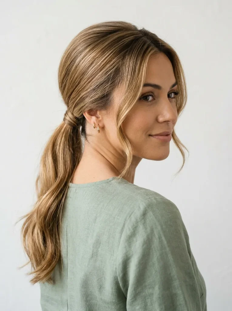 Elegant Low Ponytail