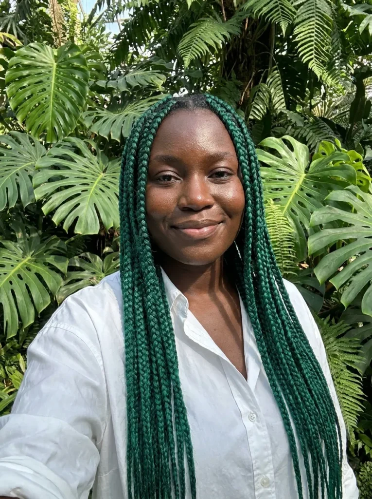 Emerald Green Long Braids