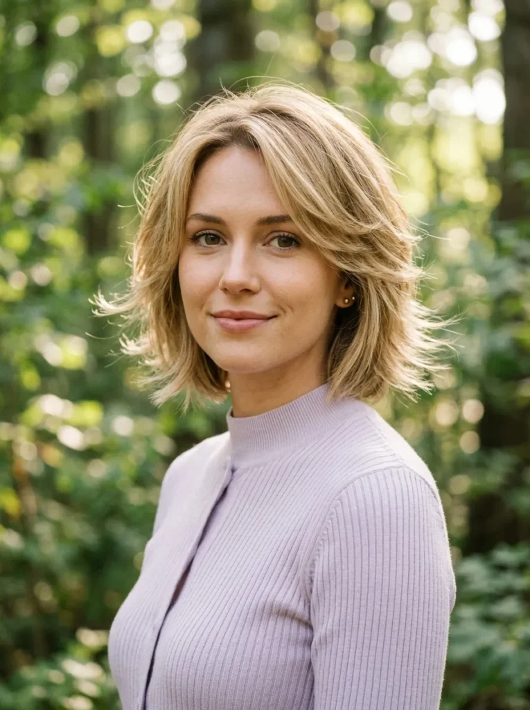 Feathered Layered Bob