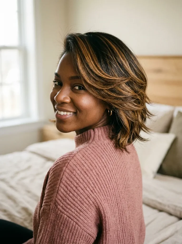 Feathered Side Bob