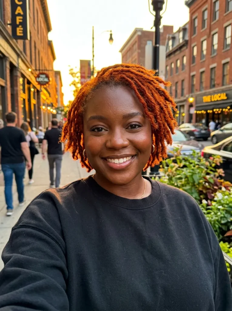 Fiery Orange Bob
