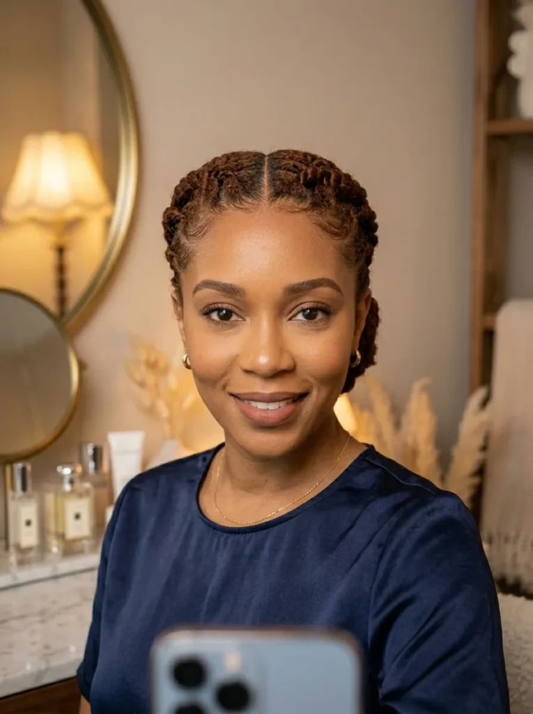 Flat Twist Bun