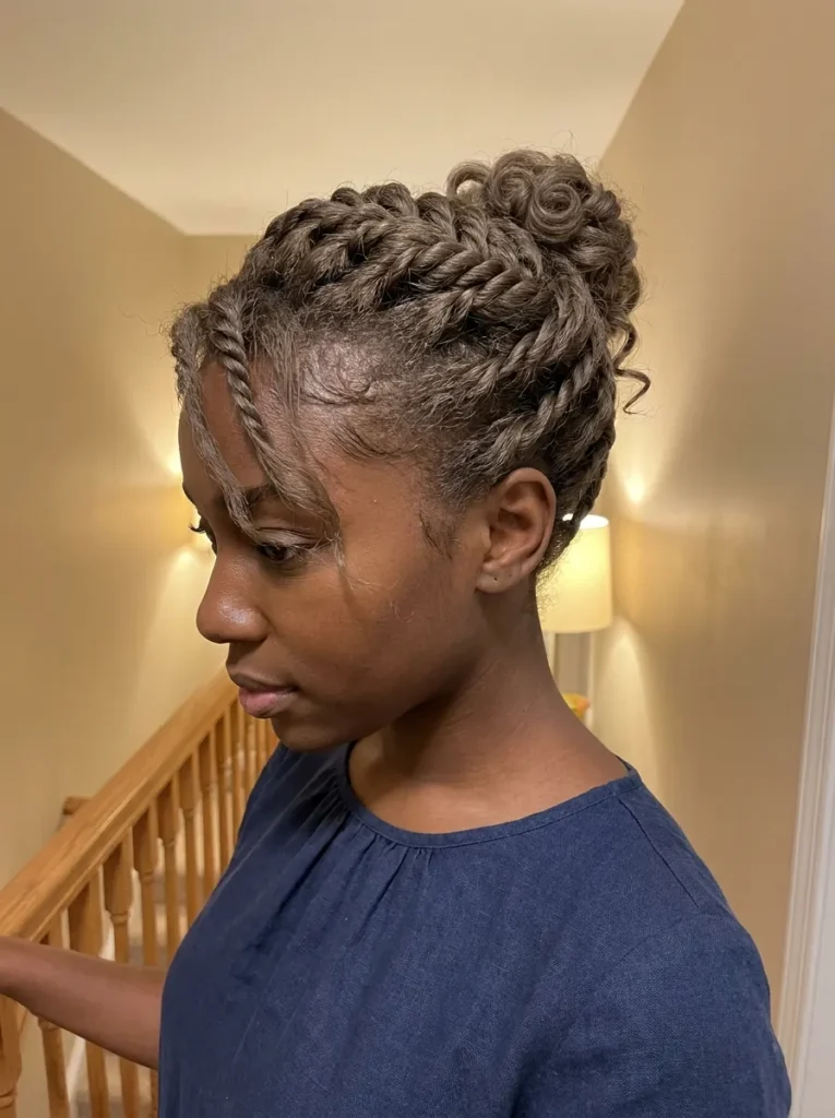 Flat Twist Updo