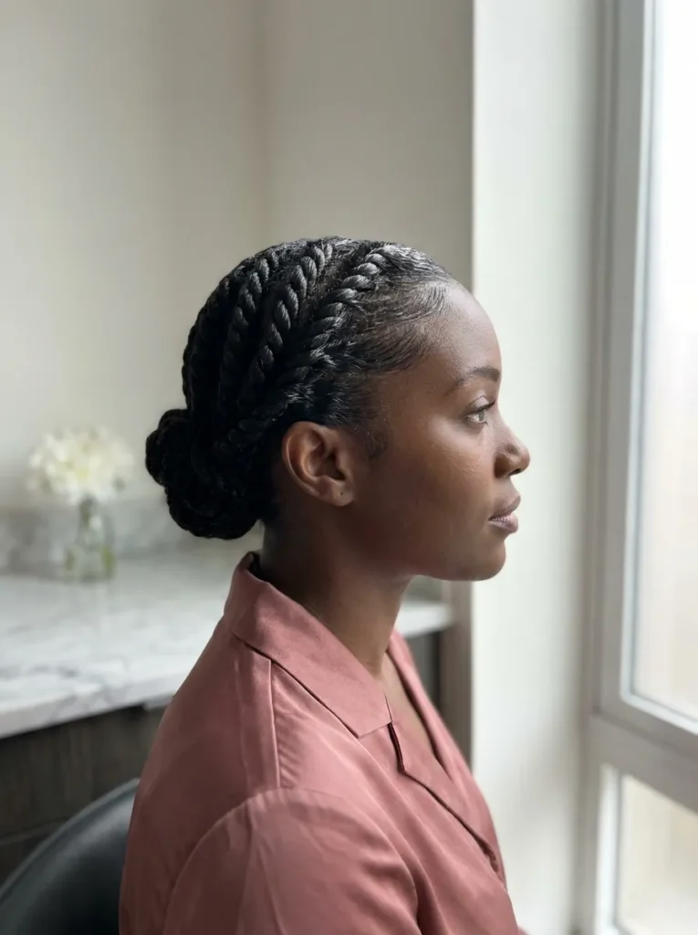 Flat Twist Updo