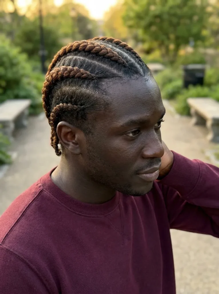 Four Braid Cornrows