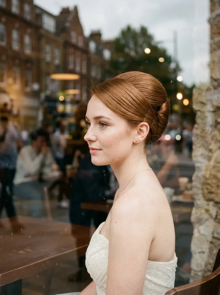 French Roll Updo