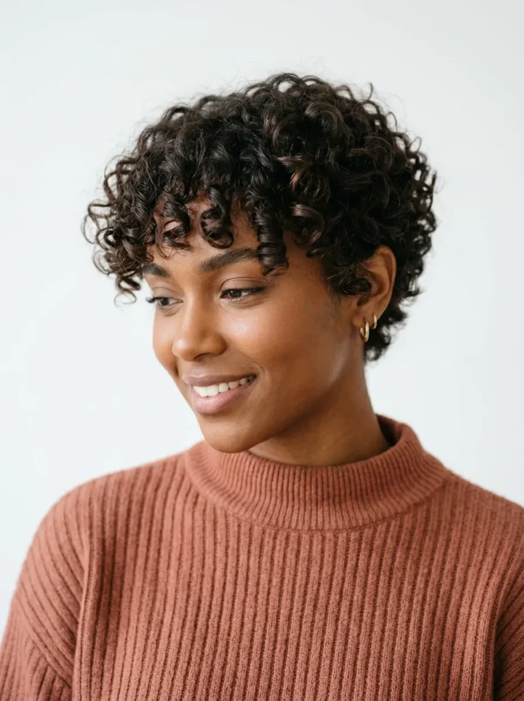 Fringe Curly Pixie