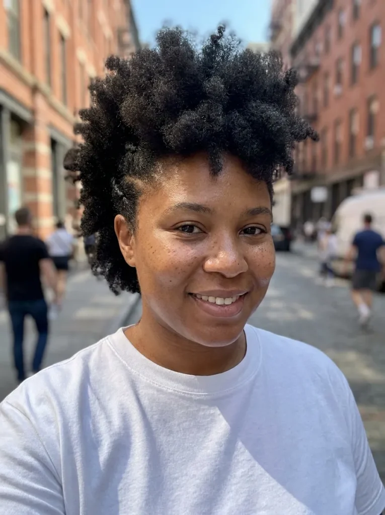 Frohawk Braid Out