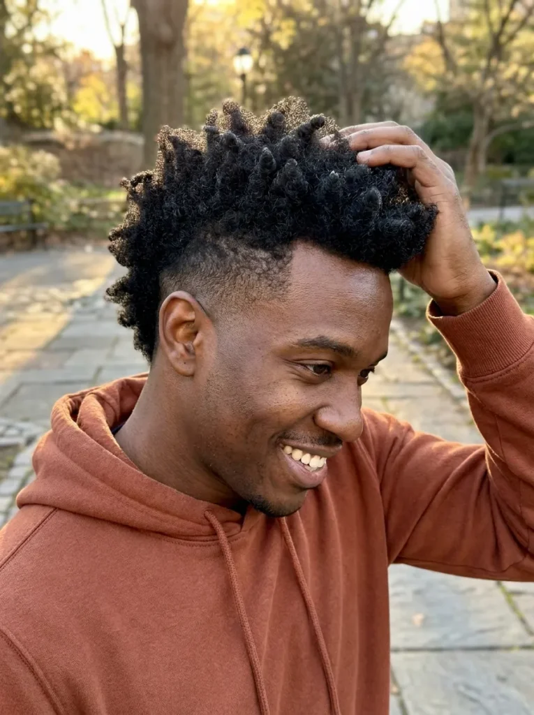 Frohawk Taper Fade
