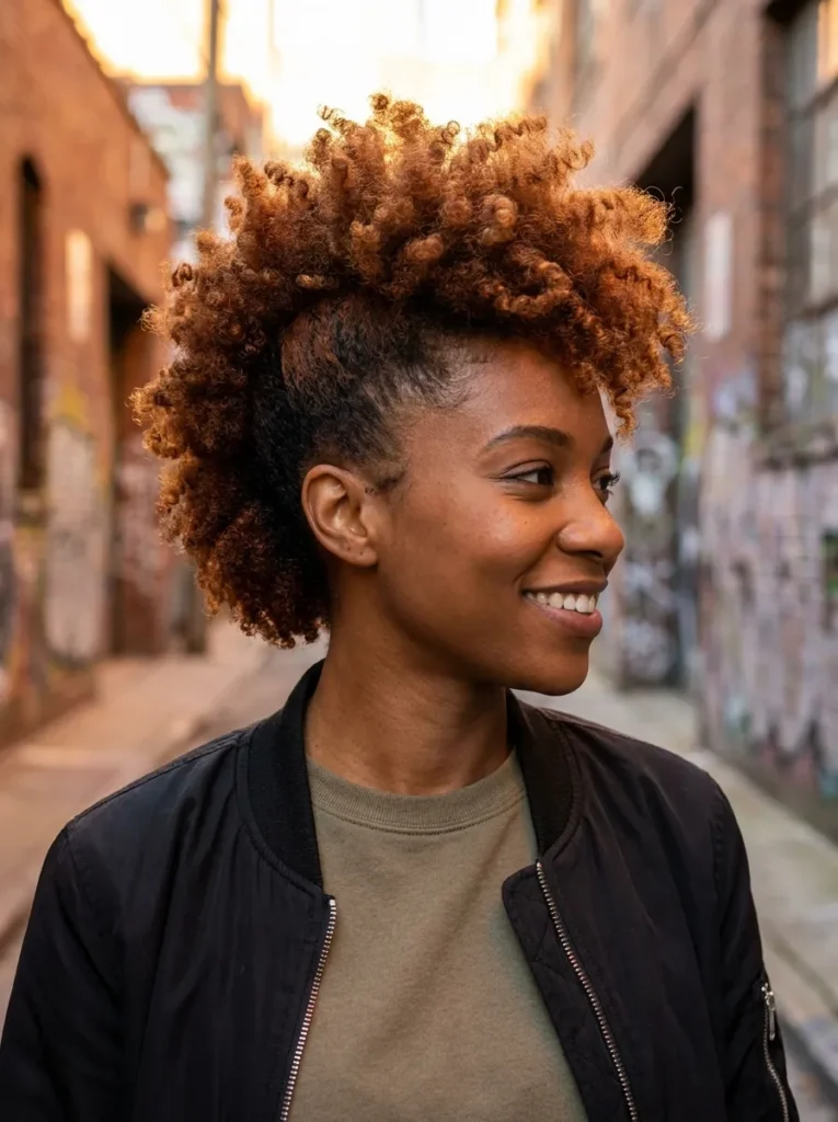 Frohawk Taper Fade