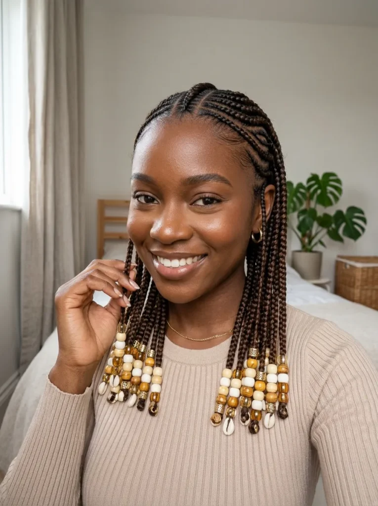 Fulani Beaded Braids
