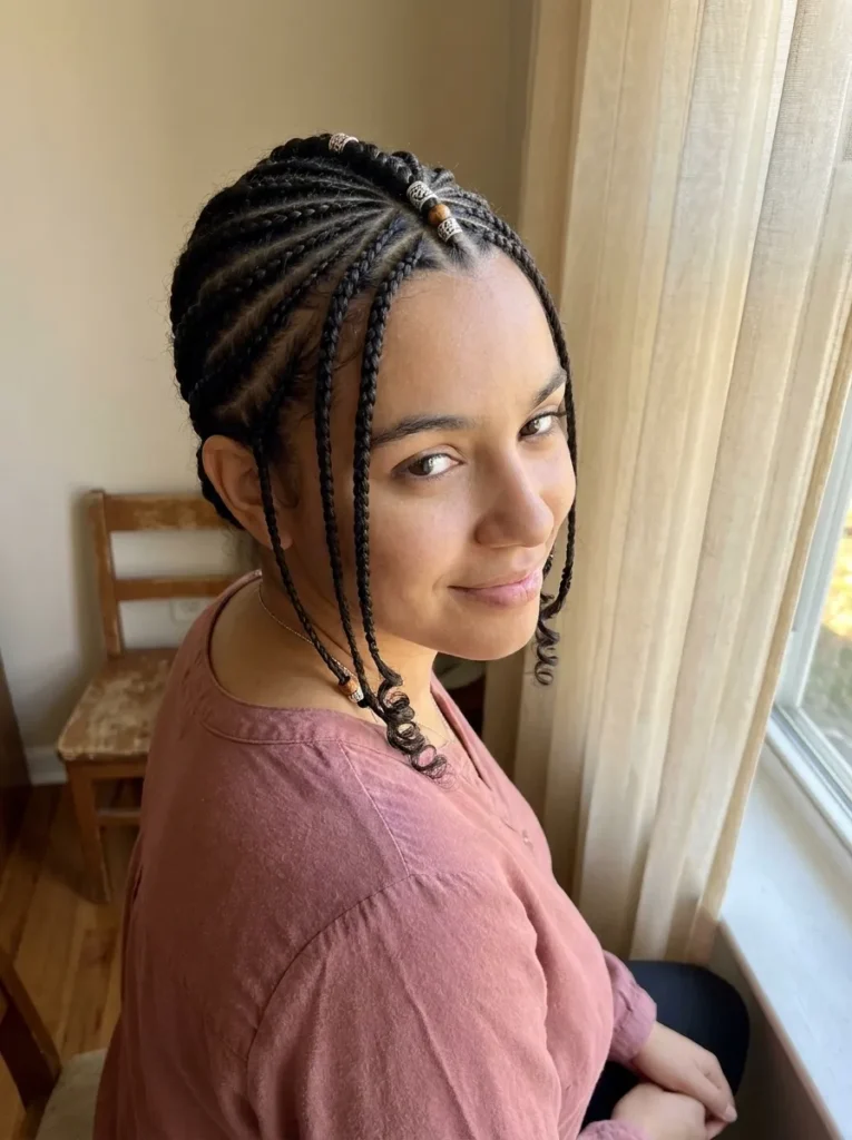 Fulani Side Cornrows