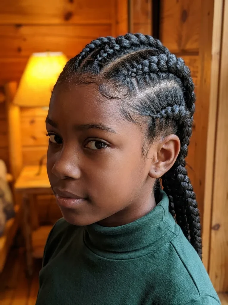 Ghana Braid Cornrows