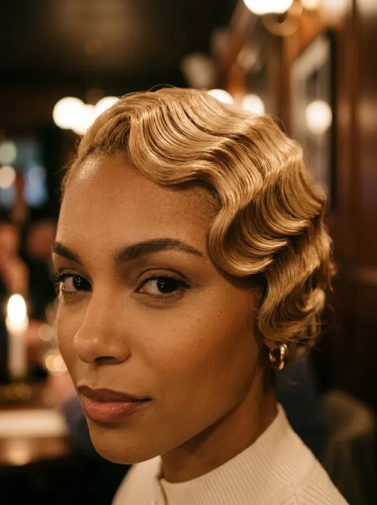 Glamorous Finger Waves