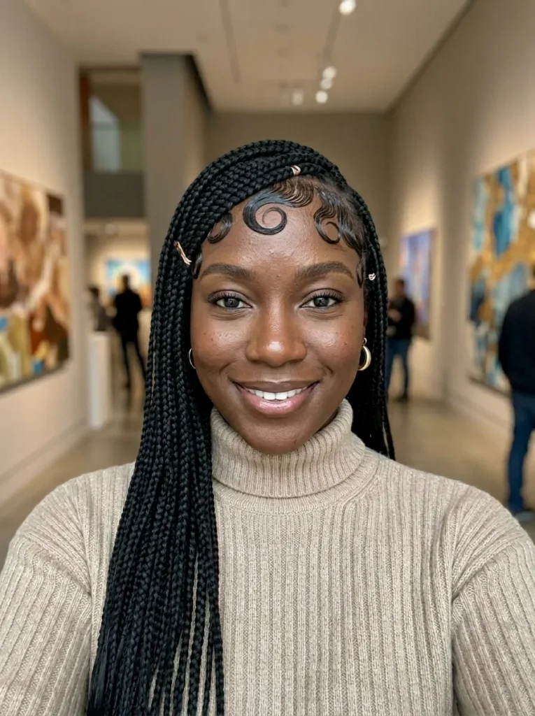 Hairstyles For Long Braids Black Women