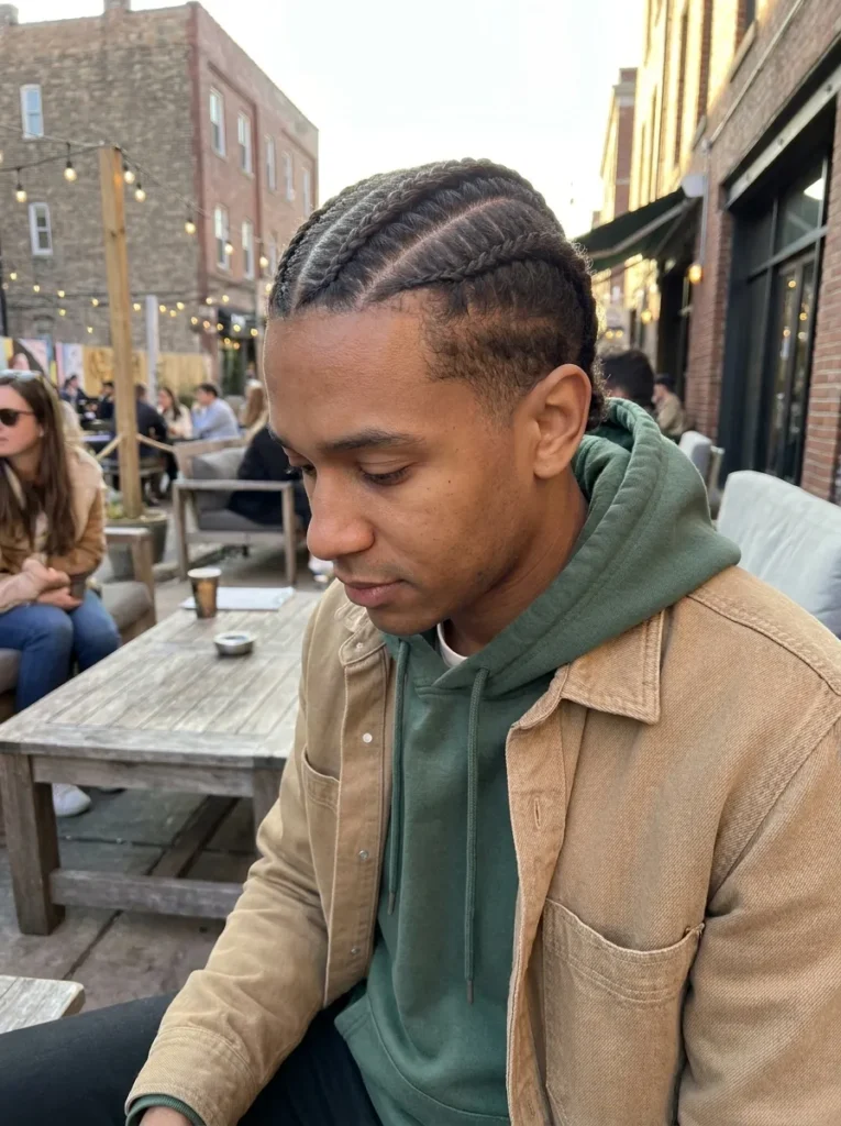 Half Head Cornrows