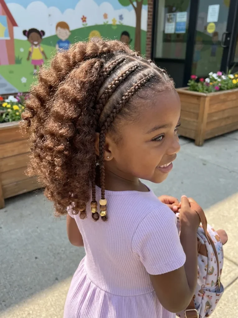 Half Up Braids