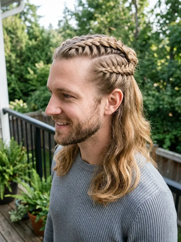 Half Up Braids