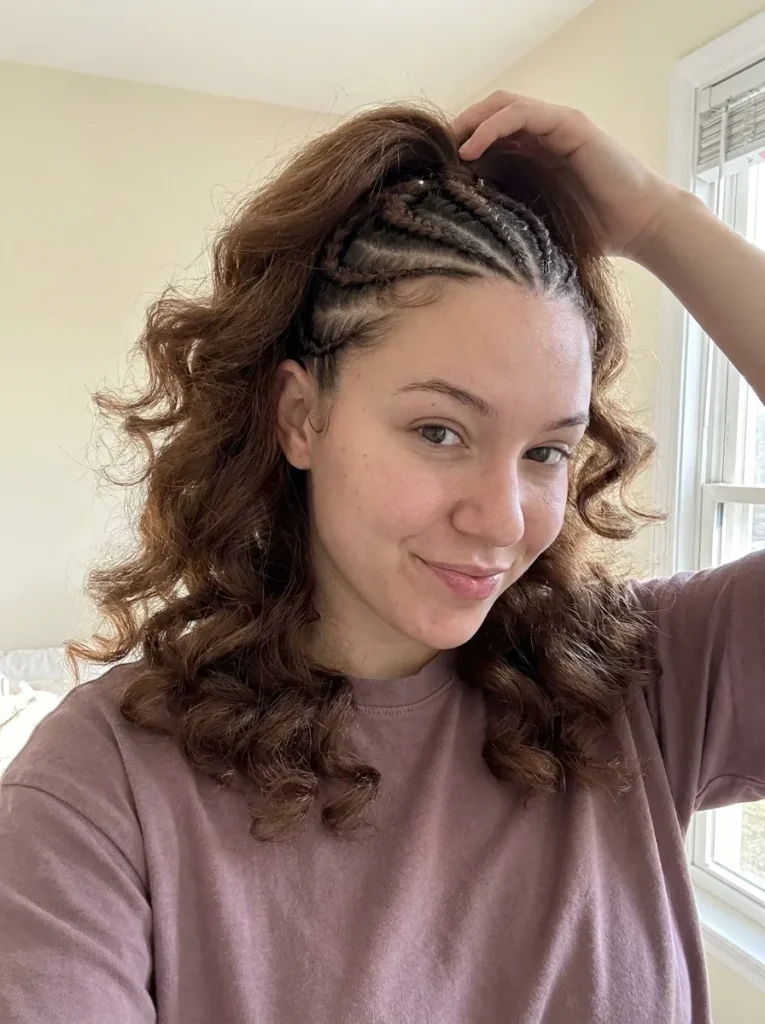 Half Up Curls
