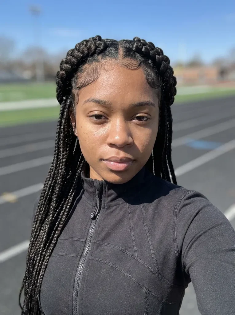 Half-Up Double Braids