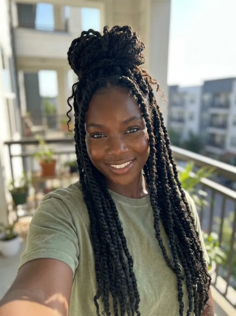 Half Up Half Down Twists