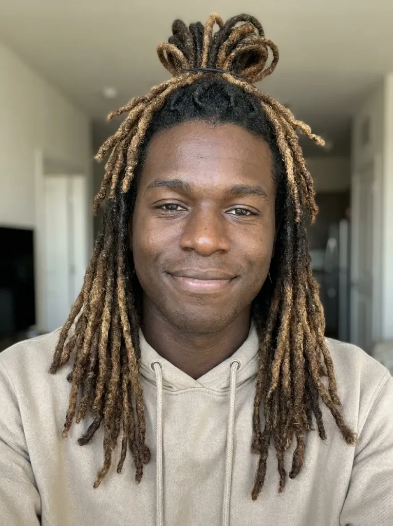 Half Up Locs