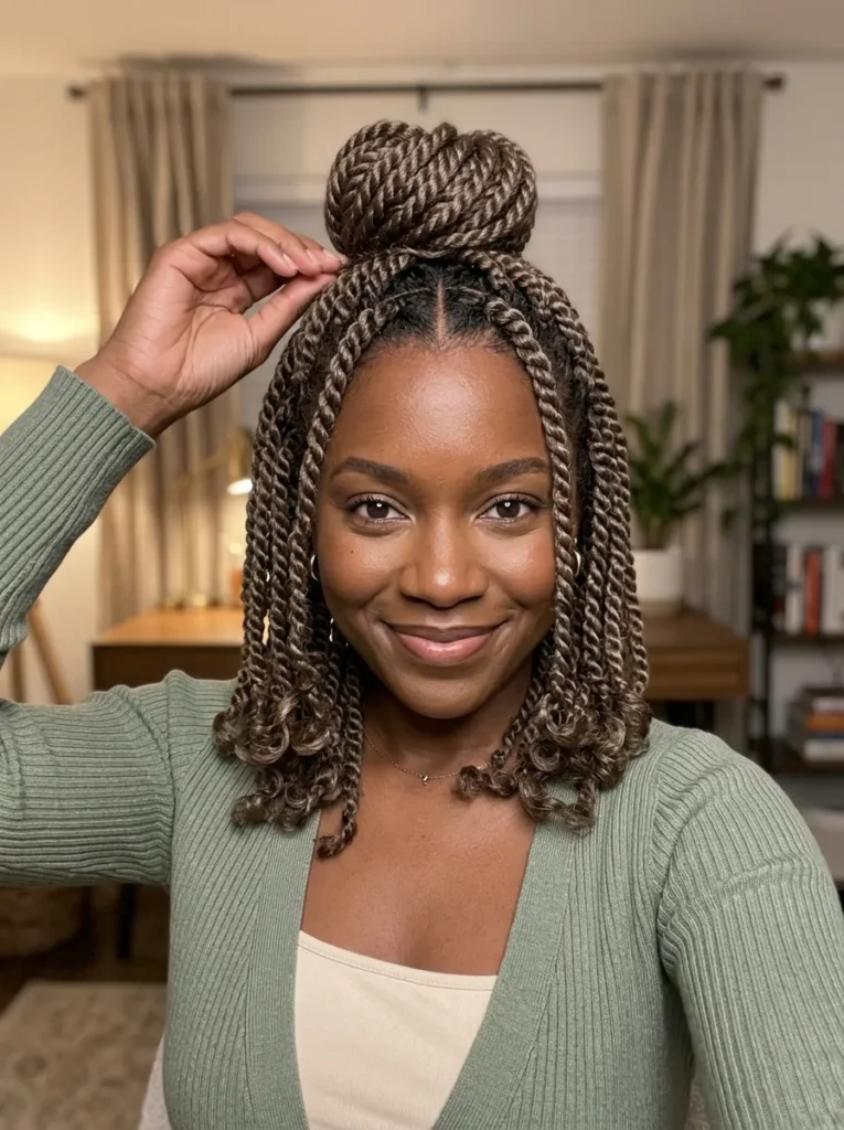 Half Up Twists