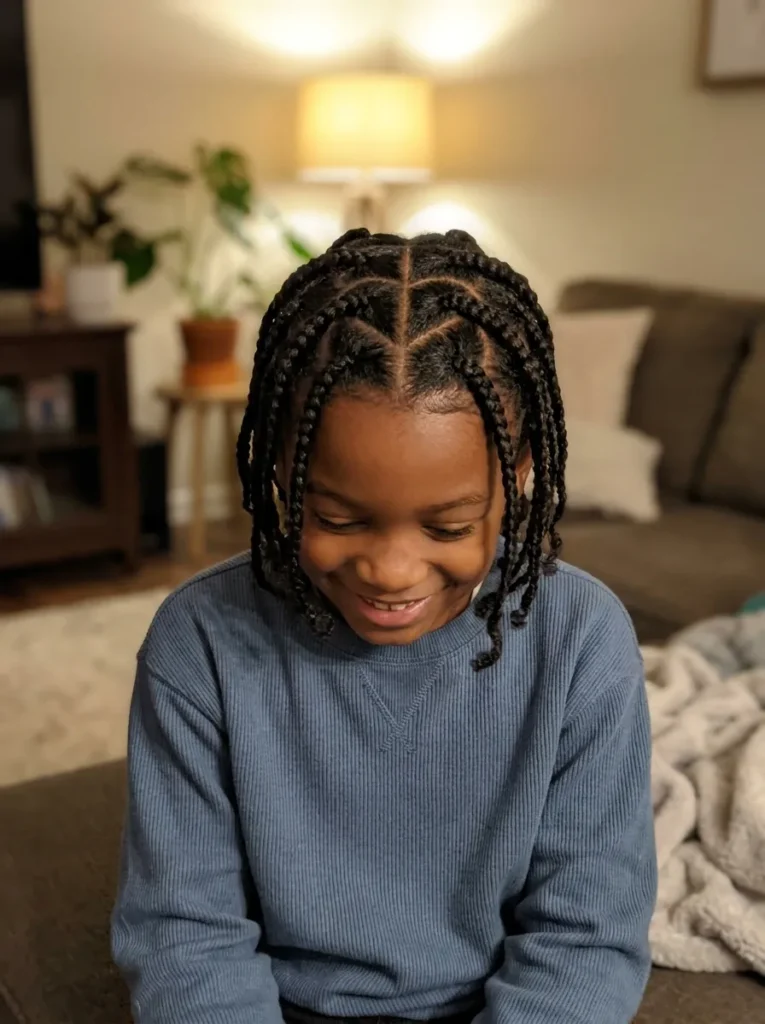 Heart Design Braids