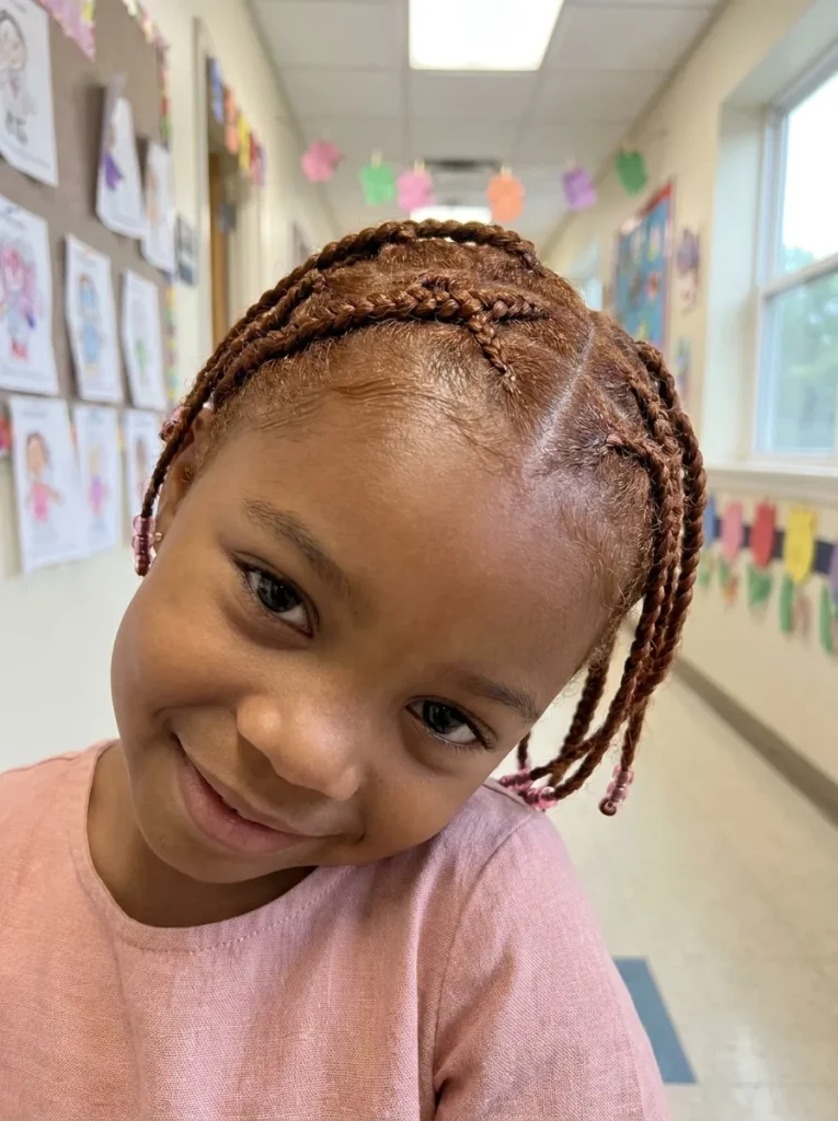 Heart Part Braids