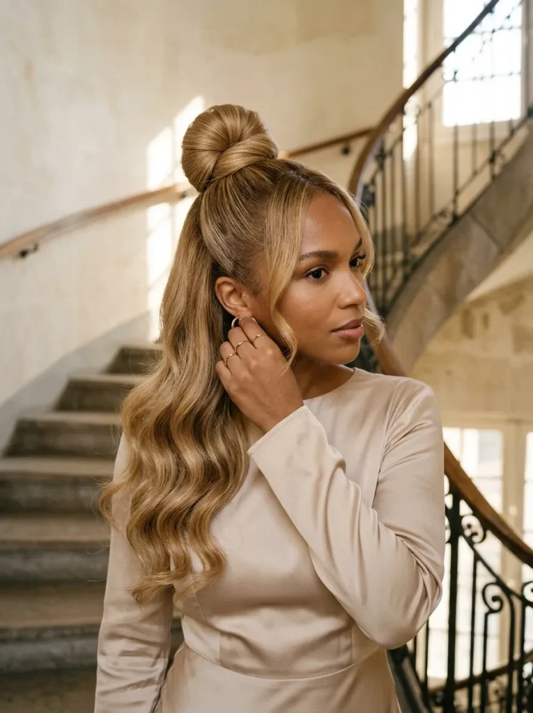 High Bun Waves