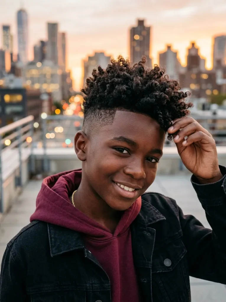 High Fade Curls