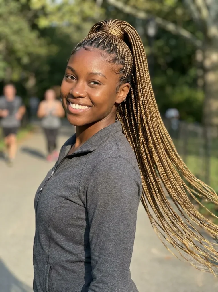 High Ponytail Braids