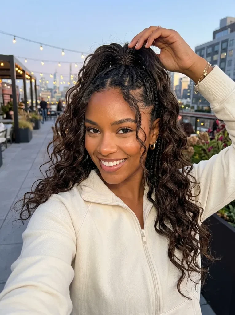 High Ponytail Braids