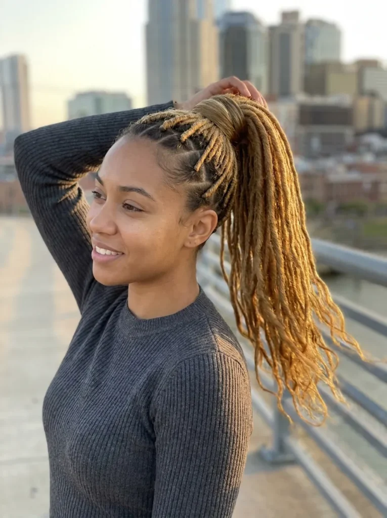 High Ponytail Locs