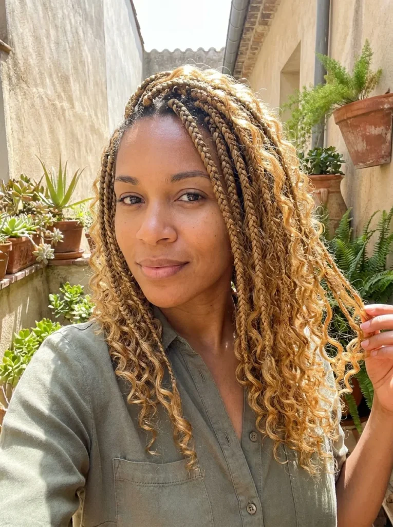 Honey Blonde Braids