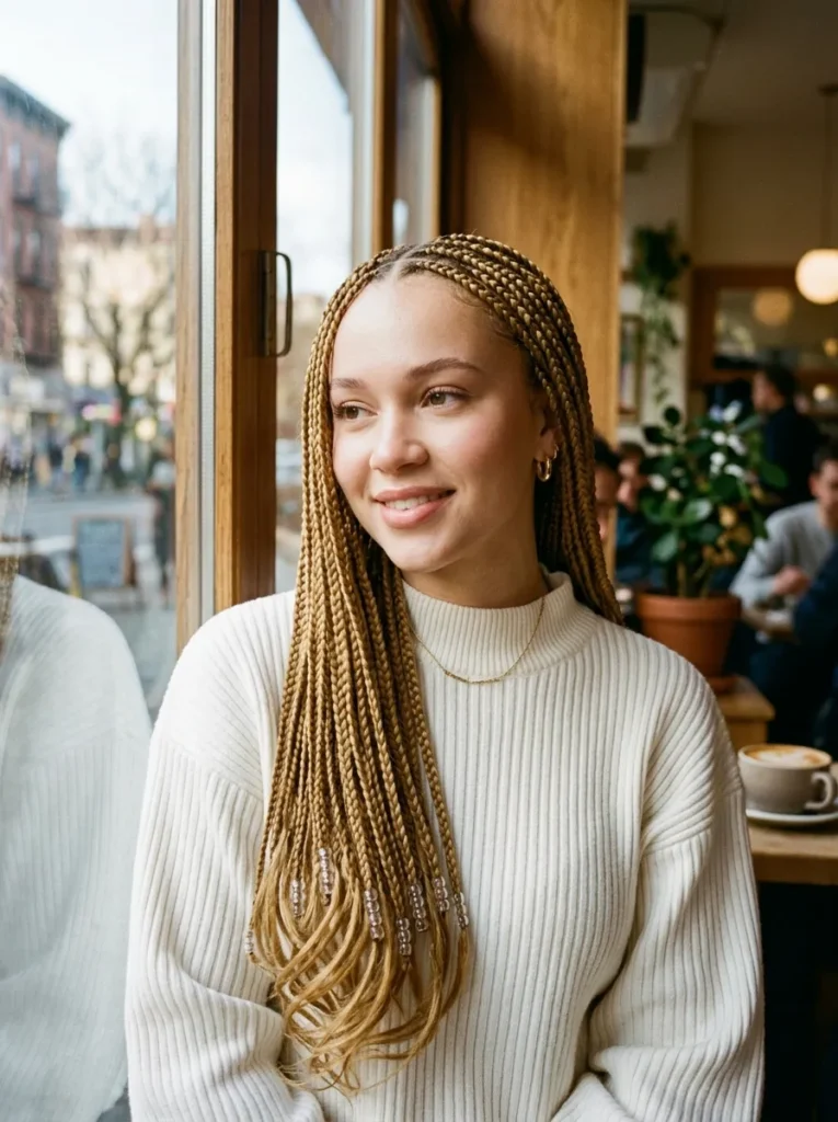 Honey Blonde Braids