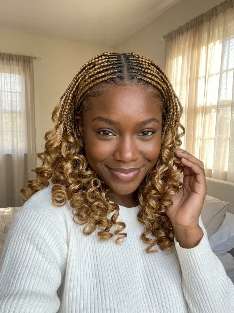 Honey Blonde Curls