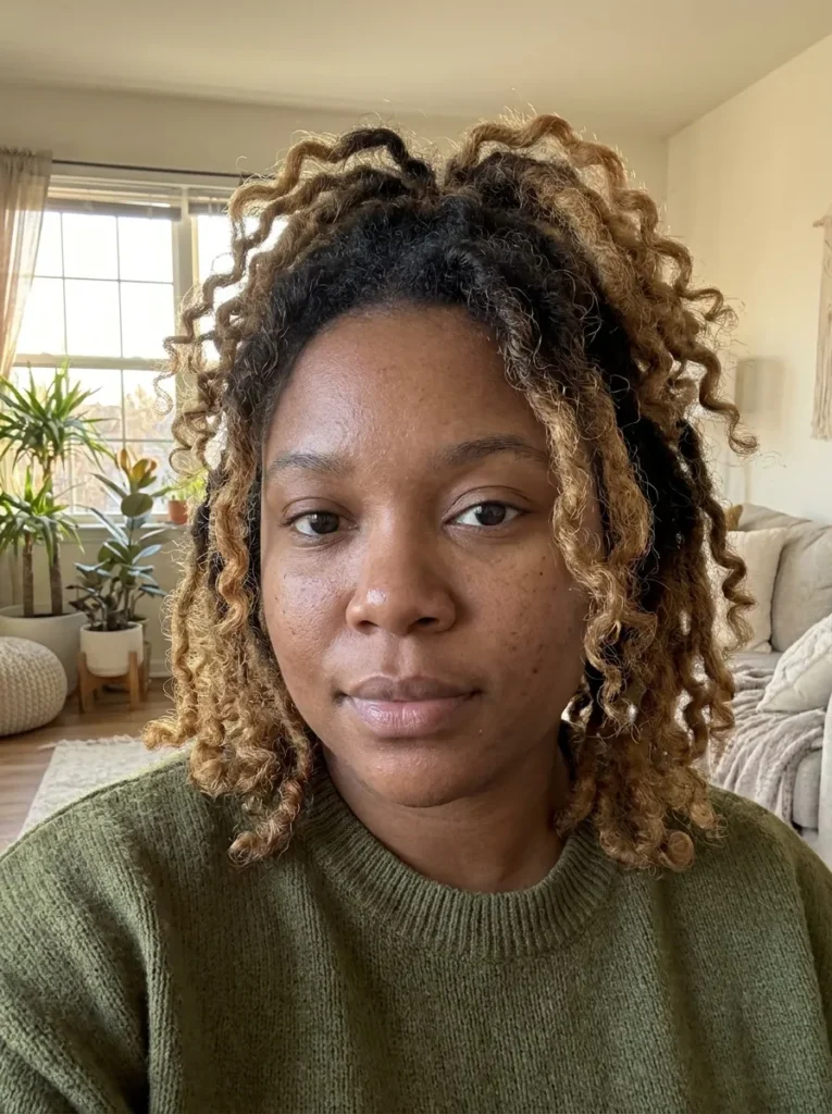 Honey Blonde Messy Locs