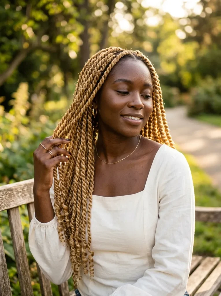 Honey Blonde Twists