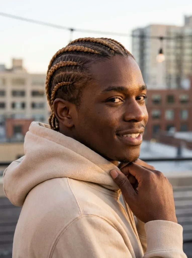 Honey Brown Cornrows