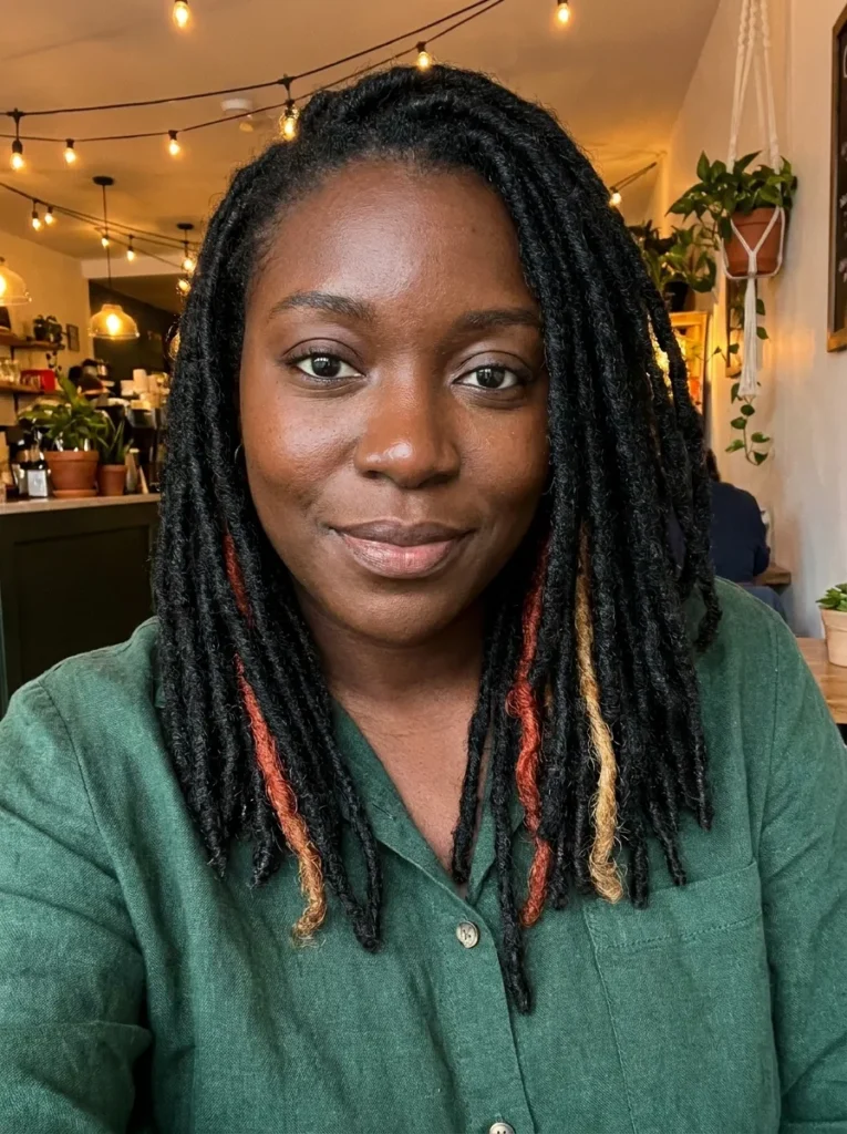 Jet Black With Highlights
