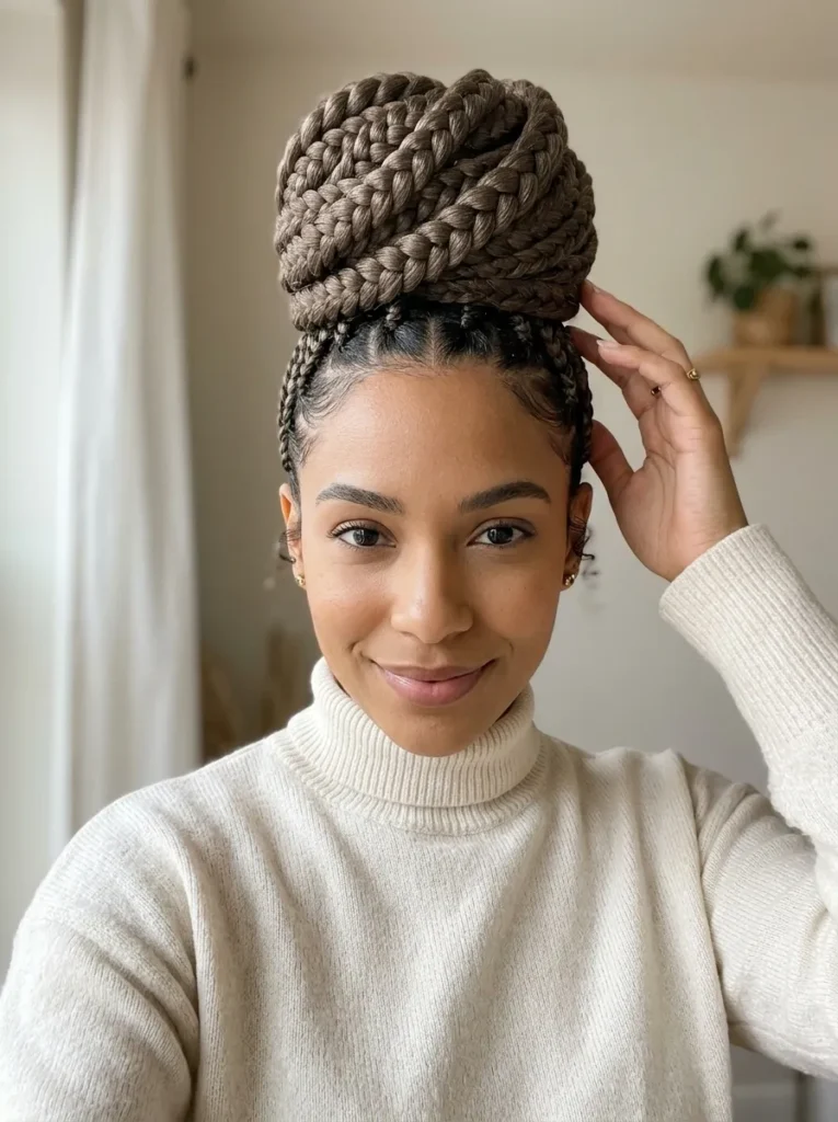 Jumbo Braided Bun